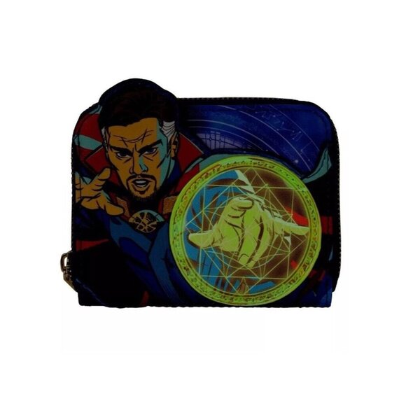 Loungefly Marvel Dr Strange Multiverse Of Madness Zip Around Wallet NWT - Picture 5 of 6